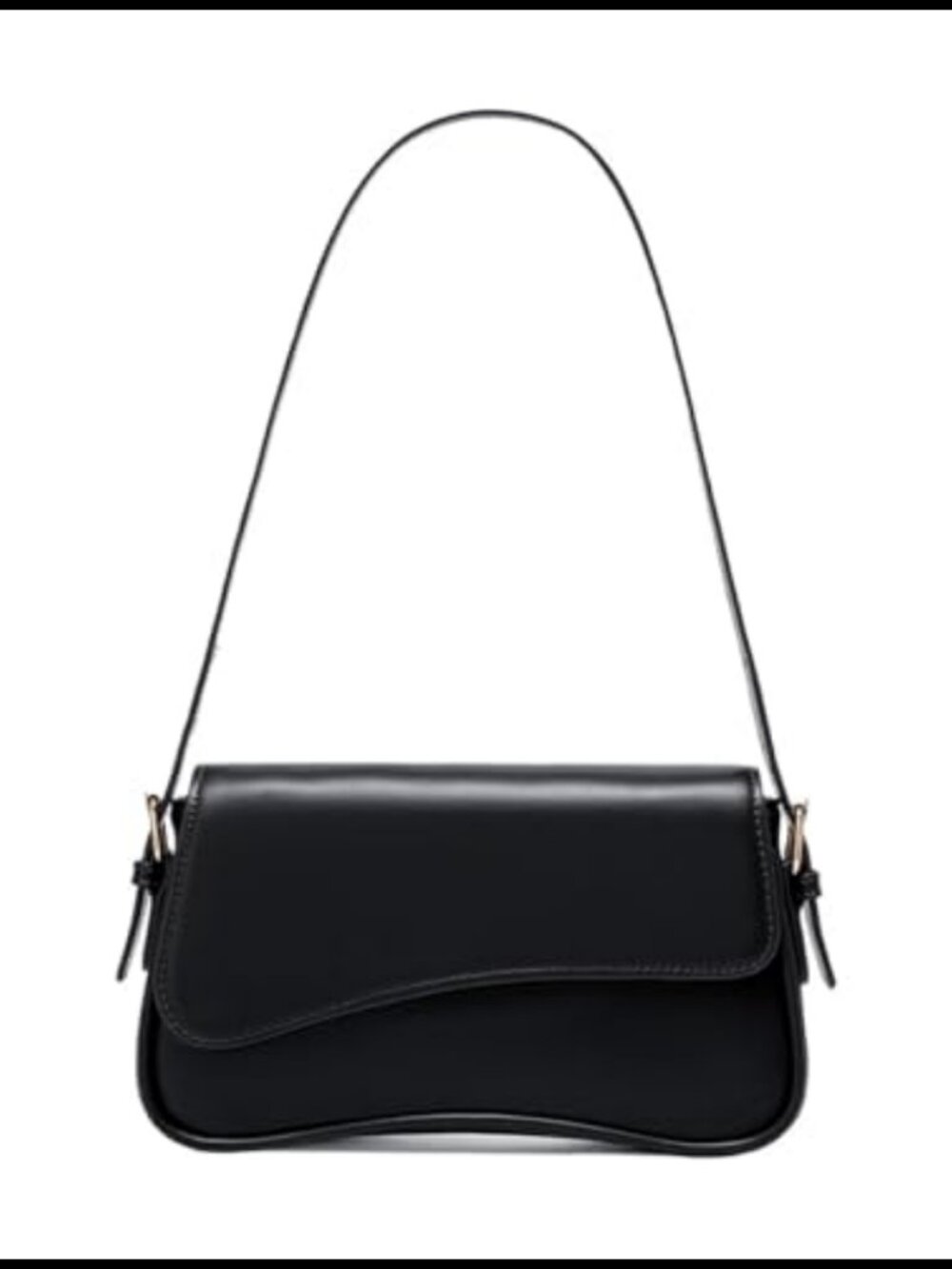 Hobo Shoulder Bag Vegan Leather Crossbody Purse Adjustable Strap